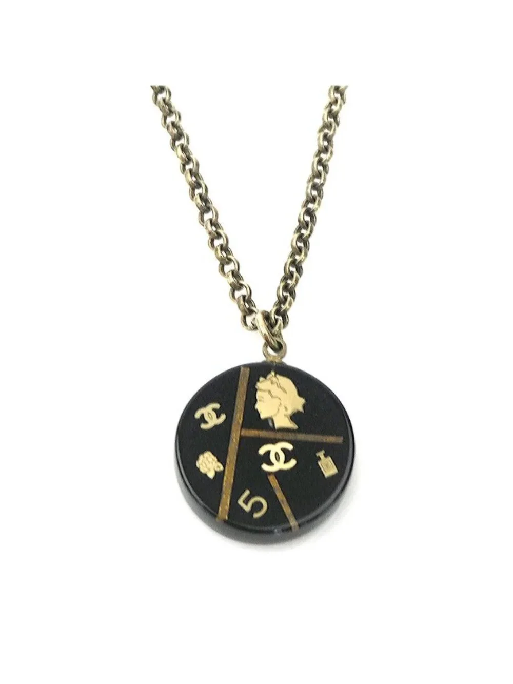 Chanel Necklace CC Logo